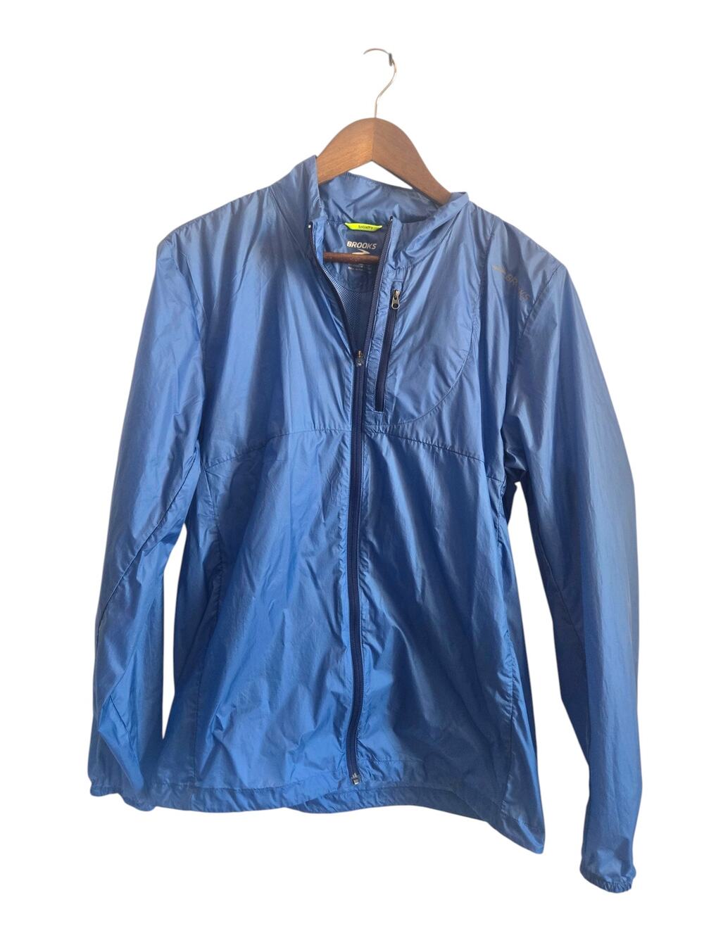 Brooks Men’s Medium Blue Running Windbreaker Jacket